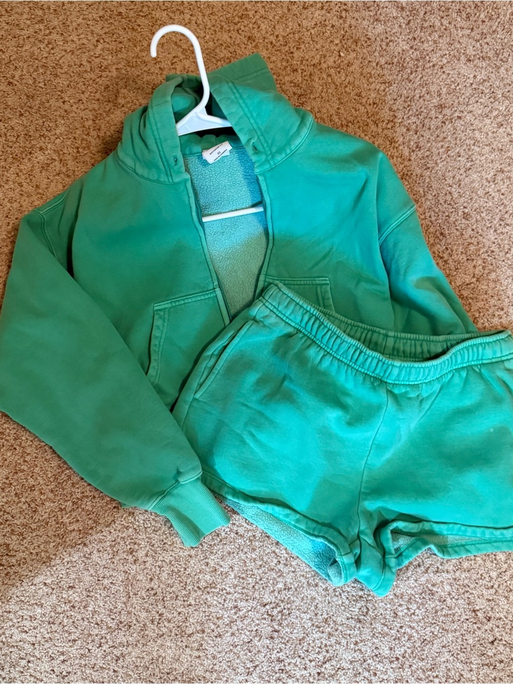Hoodie AND shorts Aritzia